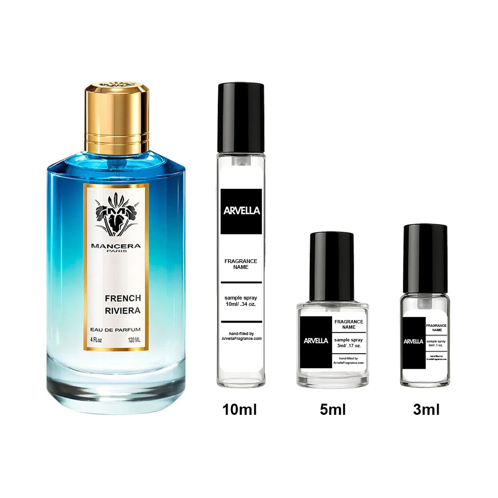 Mancera French Riviera Sample 3ml Spray - Arvella Fragrance